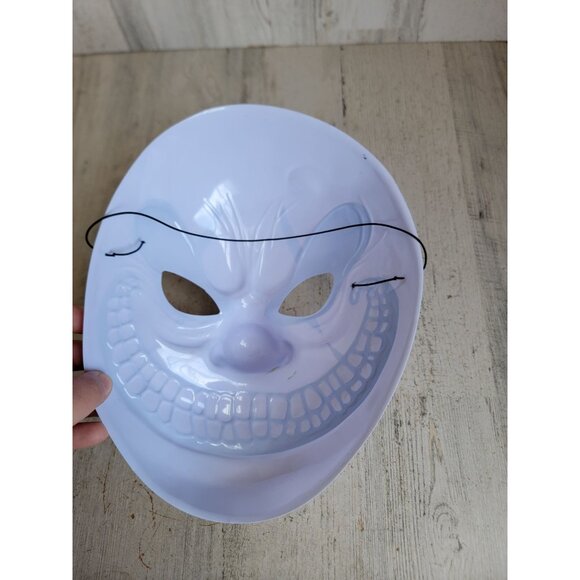 Plastic clown mask scary smile mask costume Halloween accessory - Picture 8 of 8